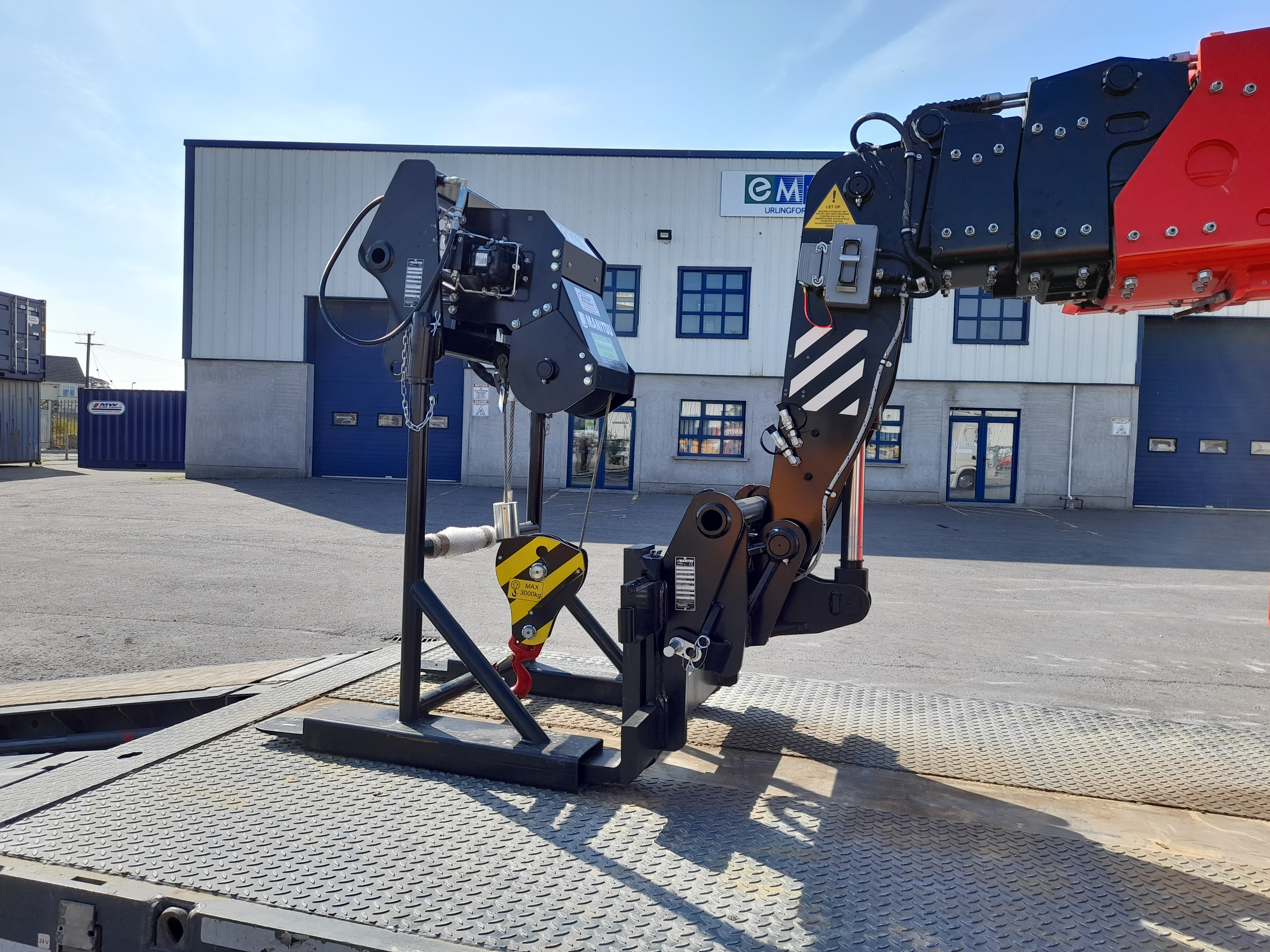 New Manitou MRT 2550  Rotary Teleporter on its way to a rental job in Cork 